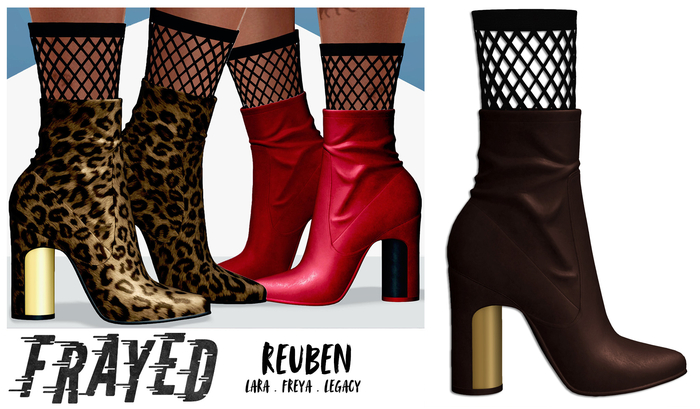 Frayed - Reuben Boots - Brown