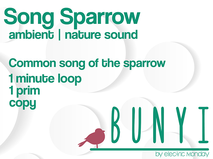 Bunyi Nature Sounds- Song Sparrow