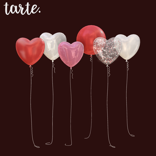 tarte. single heart balloons