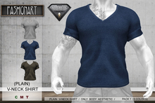 .:FashionArt:. Plain V-Neck Shirt - [PACK 1] AESTHETIC
