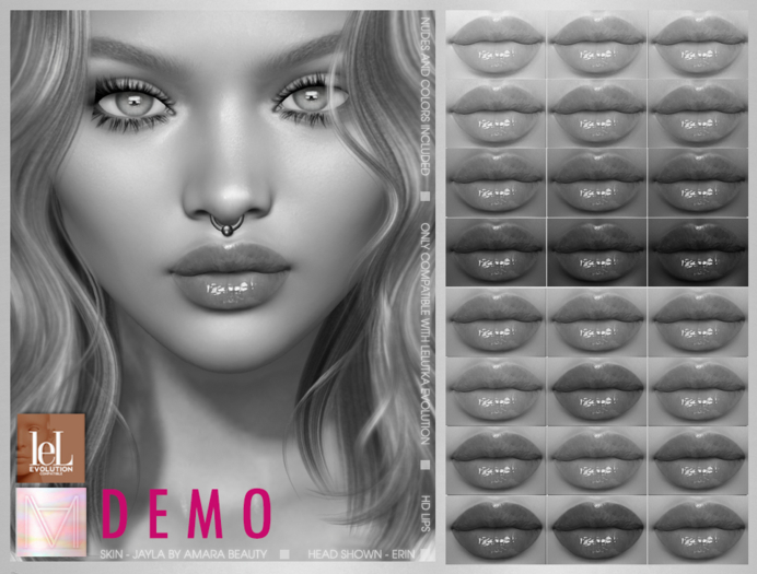M I A R Y - Irina HD Lipgloss (Lelutka Evolution) DEMO