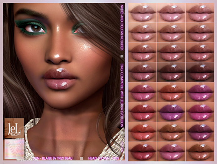 M I A R Y - Jade HD Lipgloss (Lelutka Evolution)