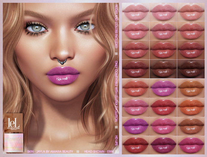 M I A R Y - Irina HD Lipgloss (Lelutka Evolution)
