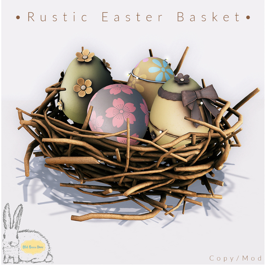 {OBD} Rustic Easter Basket