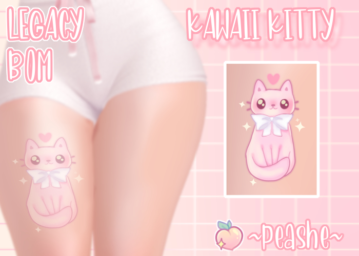 ~Peashe~ Kawaii Kitty! BOM 