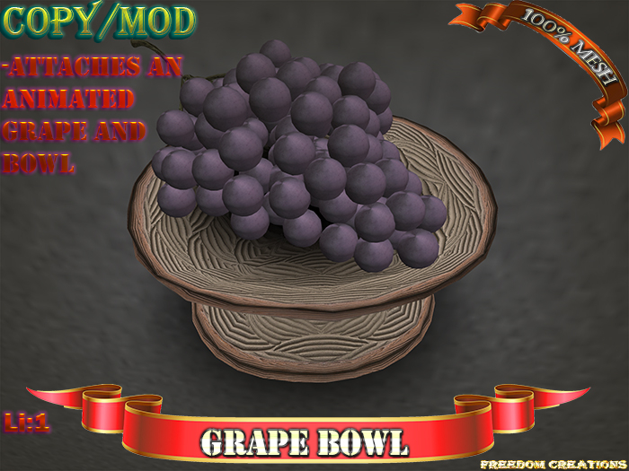 Grape bowl-Freedom creations