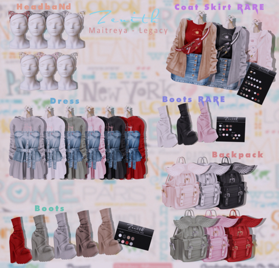 =Zenith=Sounds Good to Me Backpack (Grey)