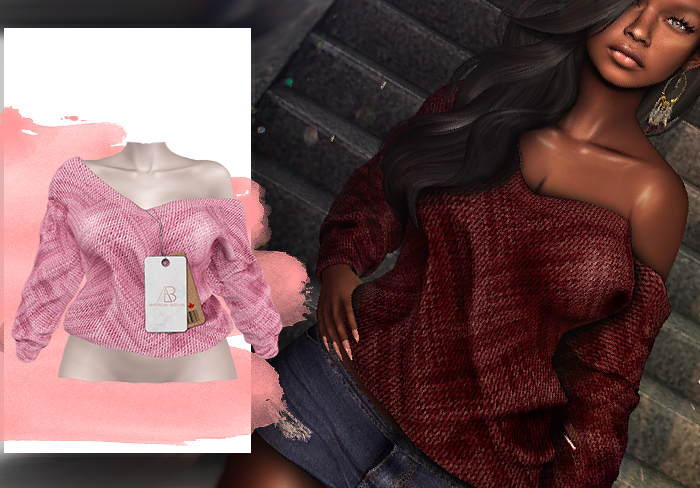 [AB] Warm Sweater Pink