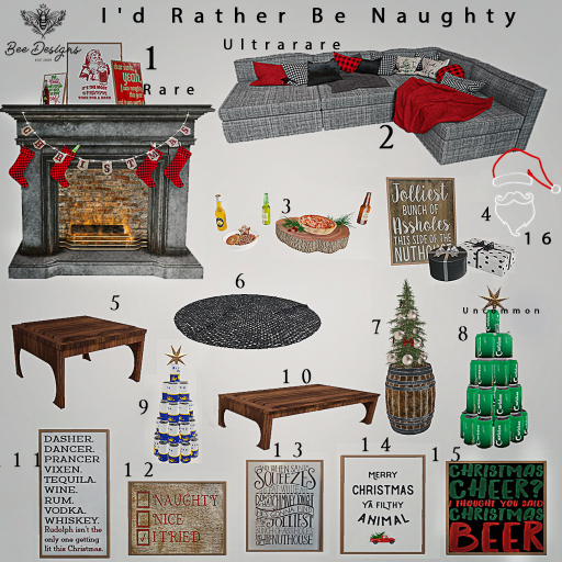 Bee Designs I'd Rather Be Naughty Gacha 1 RARE