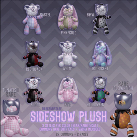 darkendStare. Sideshow Plush [Tunafish] RARE