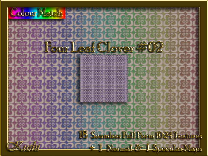 Four Leaf Clover #02 Seamless Texture Set