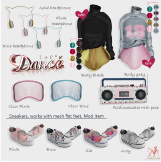 *Tentacio* Let's dance. Body black RARE