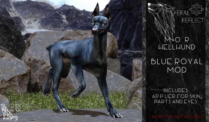 [Feral Reflect] HellHund Royal Blue Doberman Mod