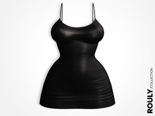 ROULY :: Puma Leather Dress - Total Black