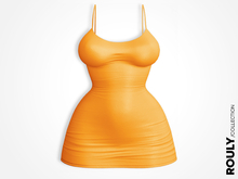 ROULY :: Puma Leather Dress - Orange