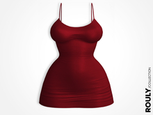 ROULY :: Puma Leather Dress - Burgundy