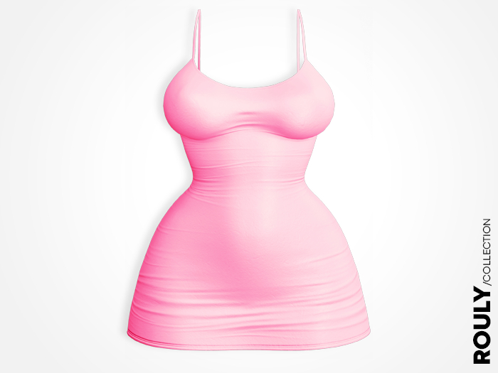 ROULY :: Puma Leather Dress - Bublegum