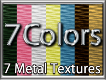 Zoy Texture [ Metal Texture 11 ] Seamless - 7 Colors