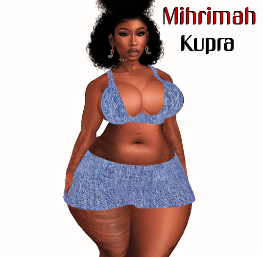 Top-Skirt Denim Blue