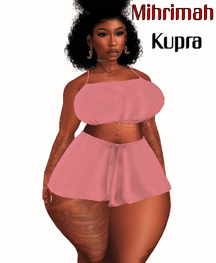 Shorts-Top Kupra Pink