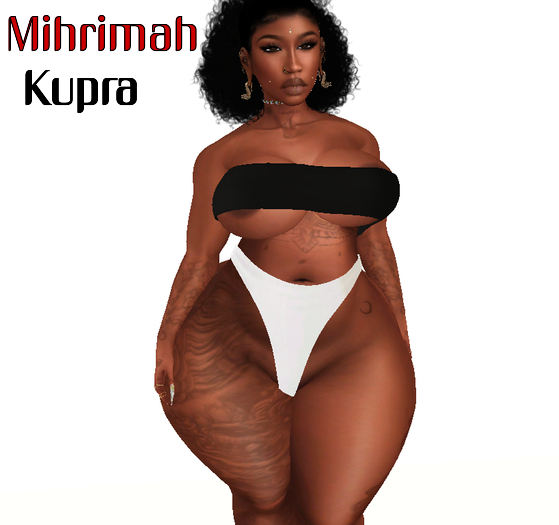 Bandeau Top Kupra Black