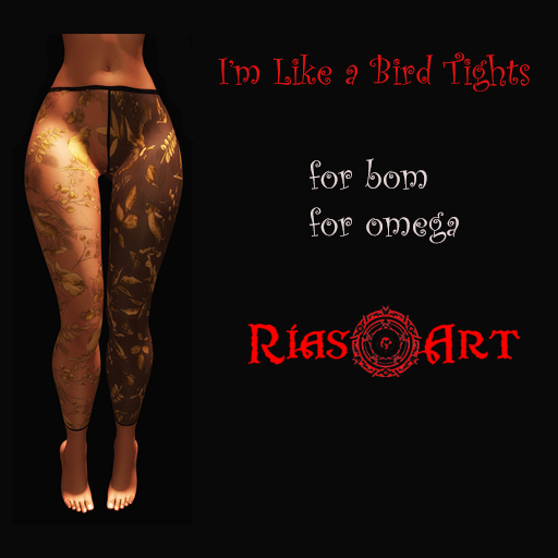 [RiasArt]-I'M LIKE A BIRD TIGHTS-BOM/OMEGA