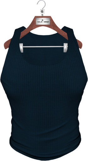 [GIULIADESIGN] -BREDY-TANK TOP BLUE