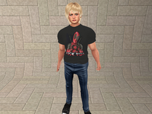 Deadpool/Love You-Mesh Mens Shirt
