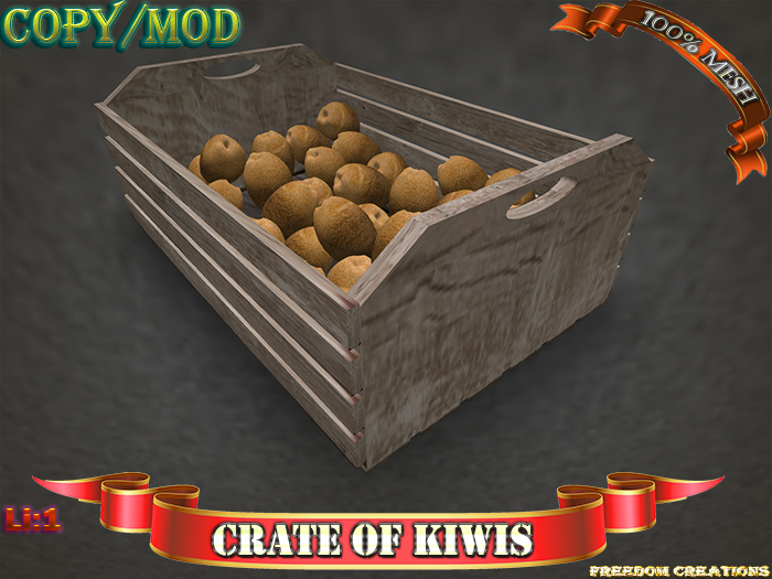Crate of kiwis-Freedom creations