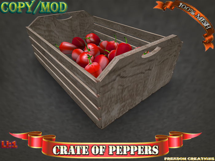 Crate of pepper-Freedom creations
