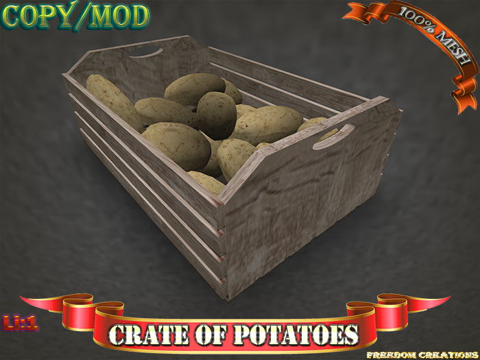 Crate of potatoes-Freedom creations