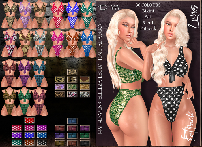 DM ~ Lunes Bikini Set Fatpack