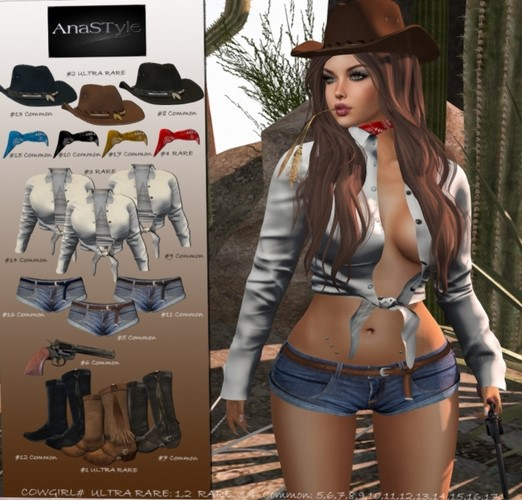 AnaSTyle - Cowgirl Brown #3 - Shirt RARE