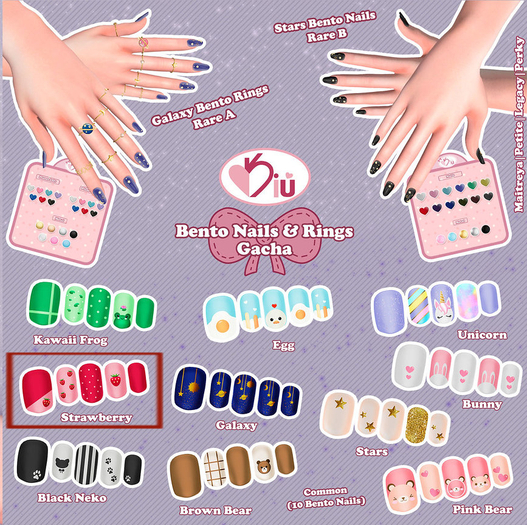 *>Kiu<* - Galaxy Bento Rings (Maitreya-Petite)_ A RARE