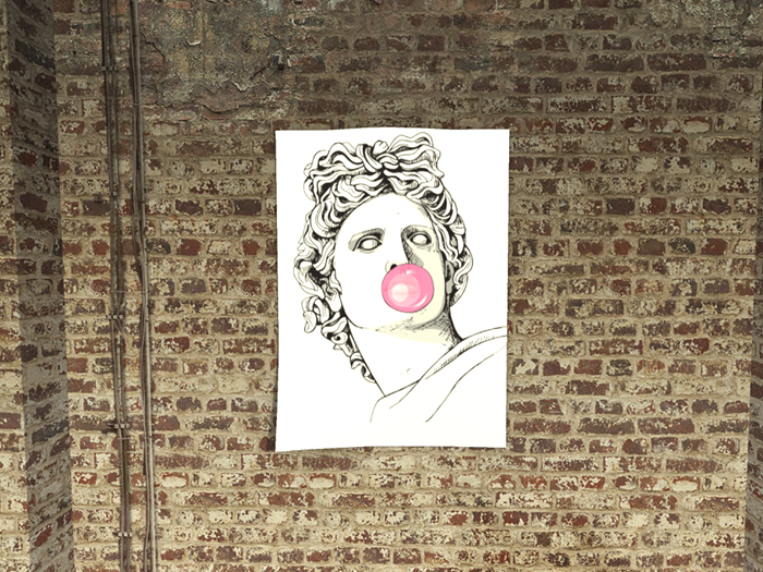 [BOY] POSTER - SCULPTURE GUM