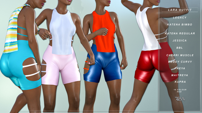 R2A-LARA OUTFIT W/HUD