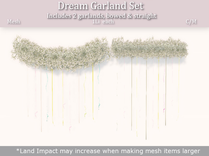 LOVE - DREAM RIBBON GARLAND SET