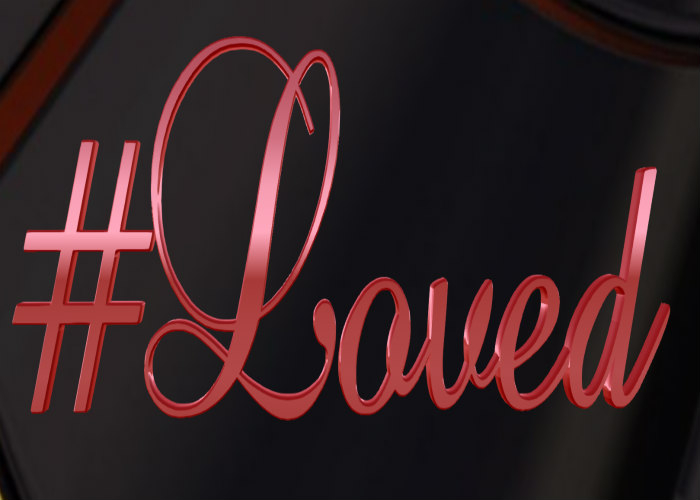 #Love #Loved Word Sign