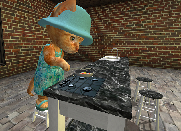 Dinkie Kitchen Island