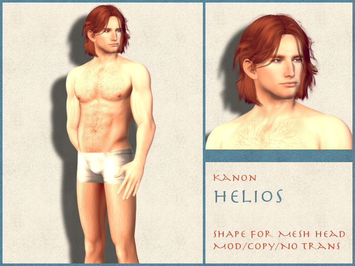 Kanon Male Shape - Helios DEMO - For LeLutka Connor