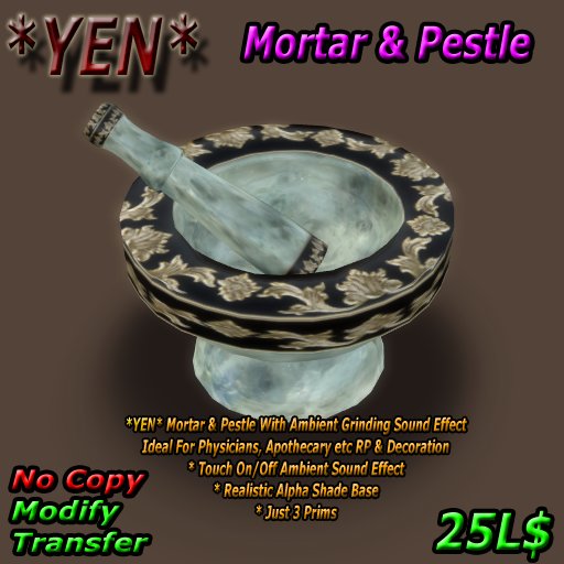 *YEN* Mortar & Pestle