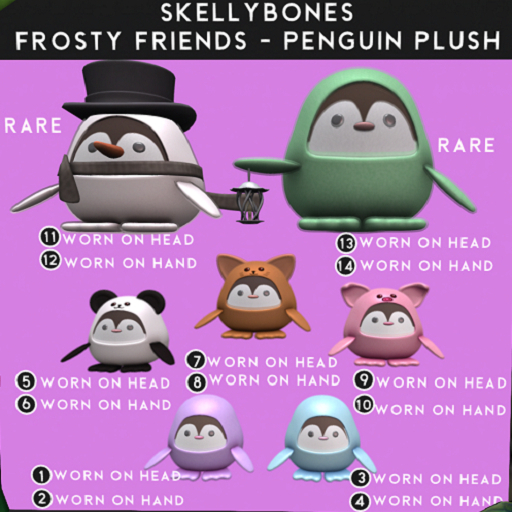 Skellybones -- Frosty Friends #10 COMMON