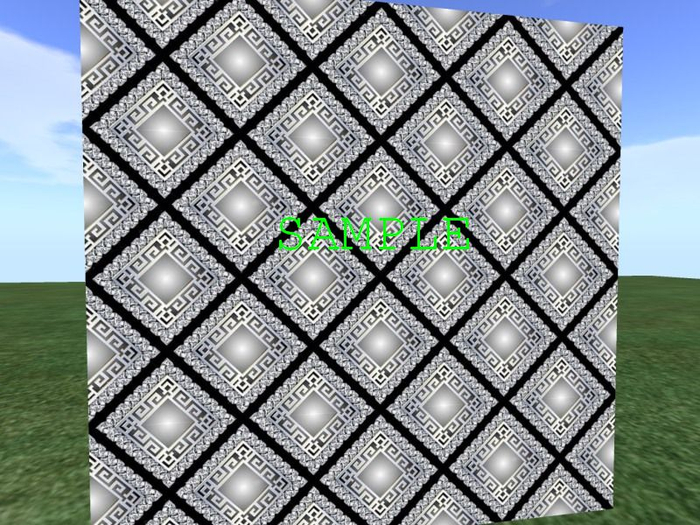 TM Brilliant Diamond-Framed Greek Key Texture CMT - Seamless
