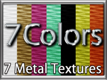 Zoy Texture [ Metal Texture 12 ] Seamless - 7 Colors
