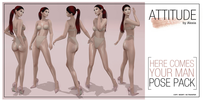 ATTITUDE HERE COMES YOUR MAN POSE PACK