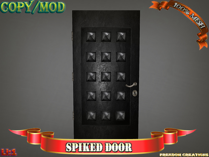 Spiked door(C/M)-Freedom creations