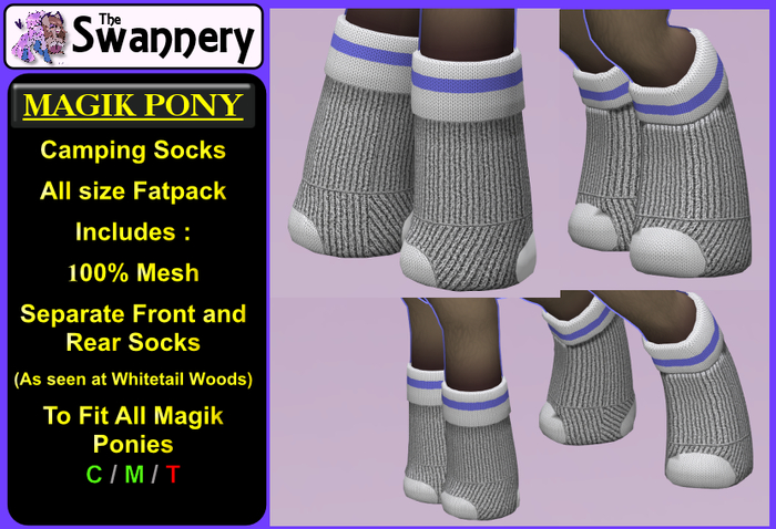 Magik Pony All Size Fatpack - Camping Socks