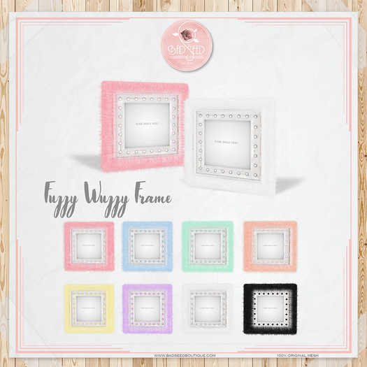 {Bad Seed} Fuzzy Wuzzy Frames