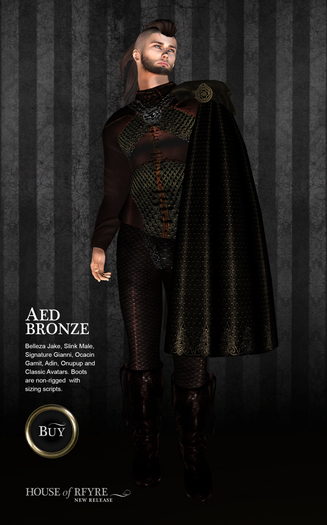 RFYRE FOR MEN 'AED' - BRONZE [B] WEAR ME TO OPEN