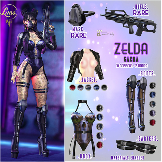 Luas Zelda Body Blue